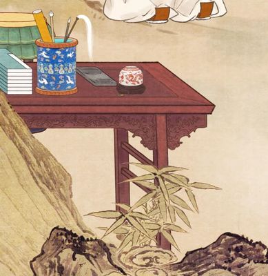 觀復貓鉆進古畫說文化之《福祿壽人物圖》